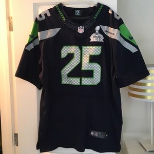 Richard Sherman SuperBowl Jersey Seattle Seahawks